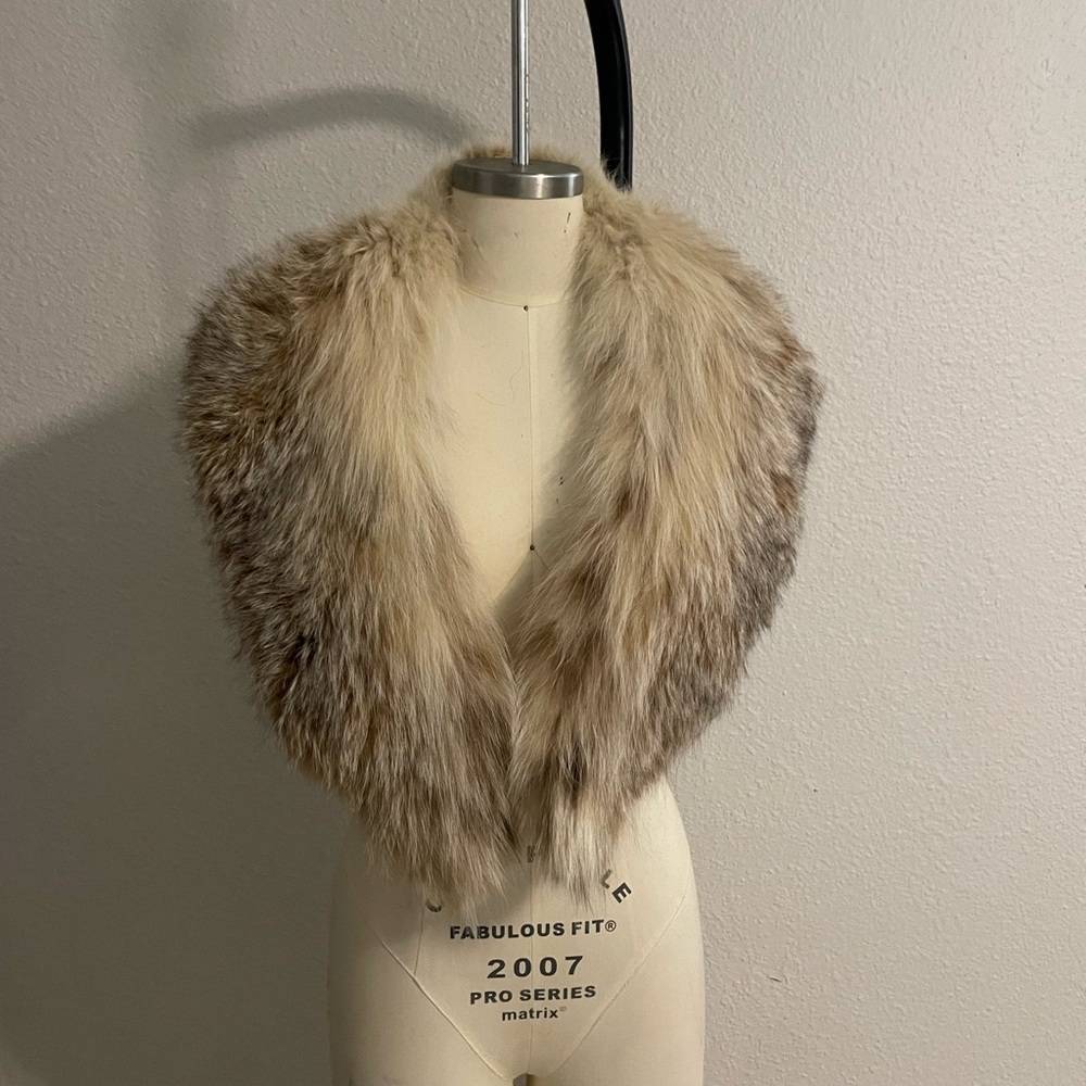 Canadian lynx shawl scarf